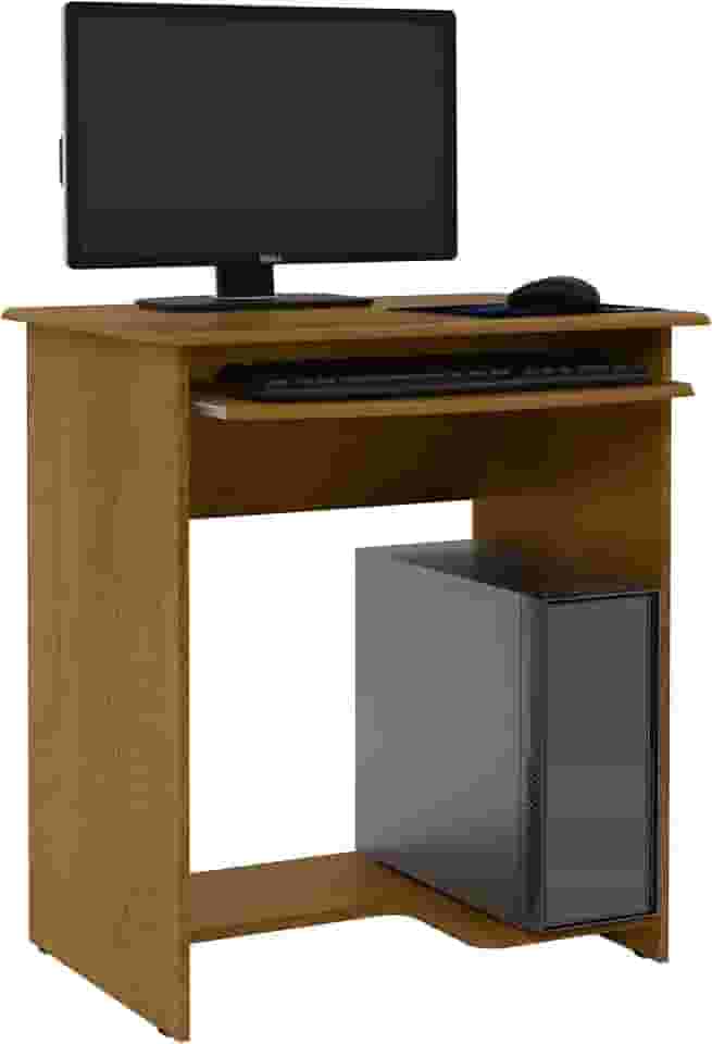 Escrivaninha Mesa Computador Notebook Prática Compacta Home Office (Freijó)