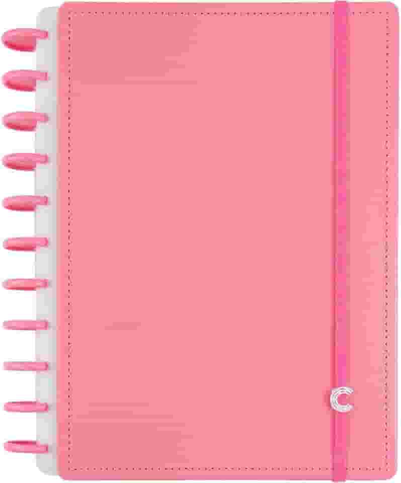 Caderno Inteligente, All Pink, Grande G+, 215 X 280mm, 140 folhas, Caderno Inteligente