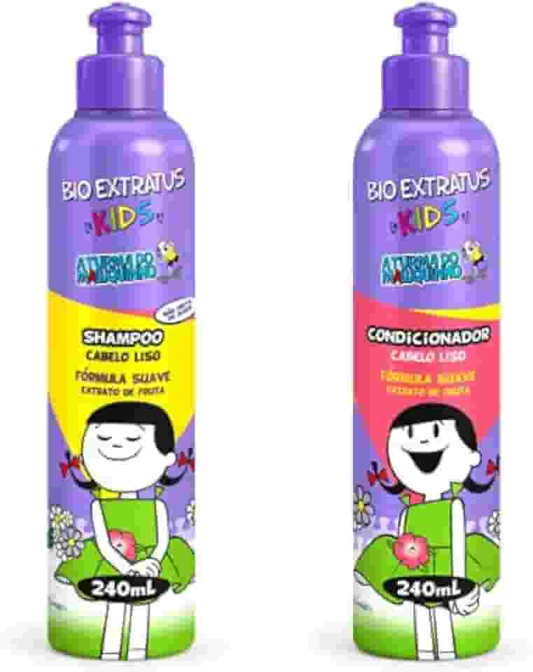 Kit Shampoo E Condicionador Infantil Liso Bio