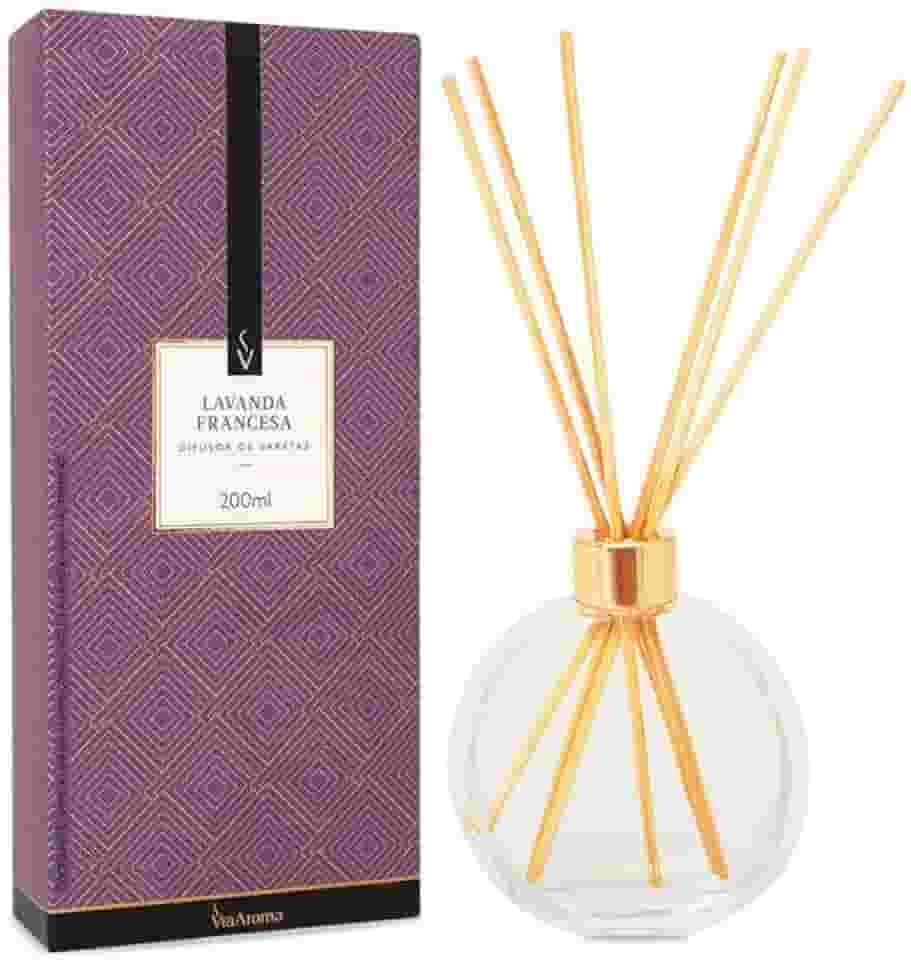 Difusor de Varetas Lavanda Francesa Via Aroma - 200ml
