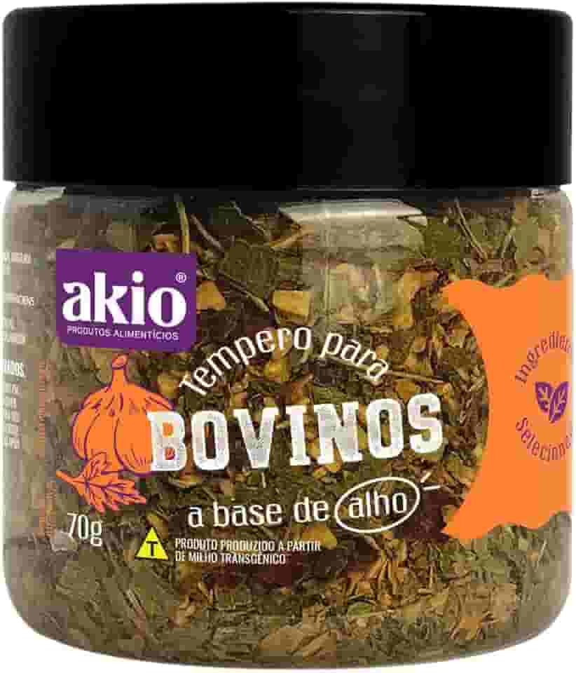 Akio Tempero Bovinos 70G A Base De Alho