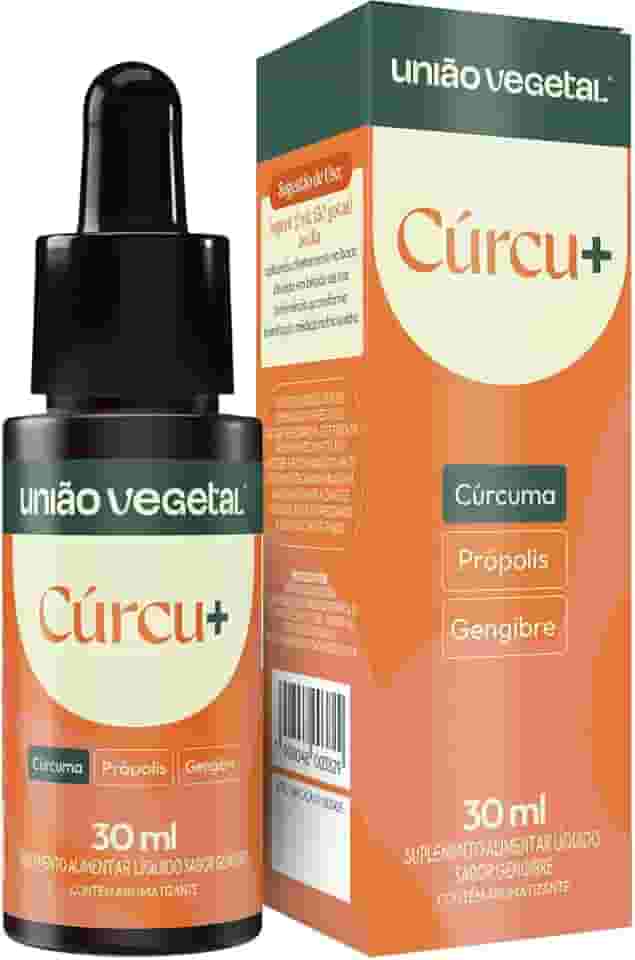 Curcu+ Cúrcuma, Própolis e Gengibre Suplemento em gotas Alta Absorção imuno+