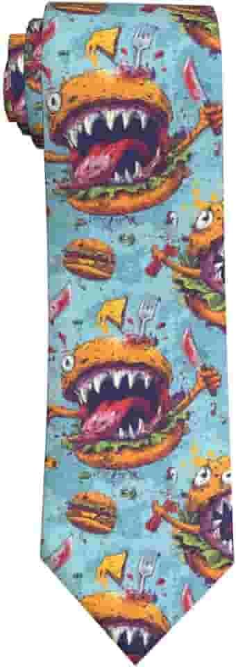 Gravata masculina divertida casual para presente de festa