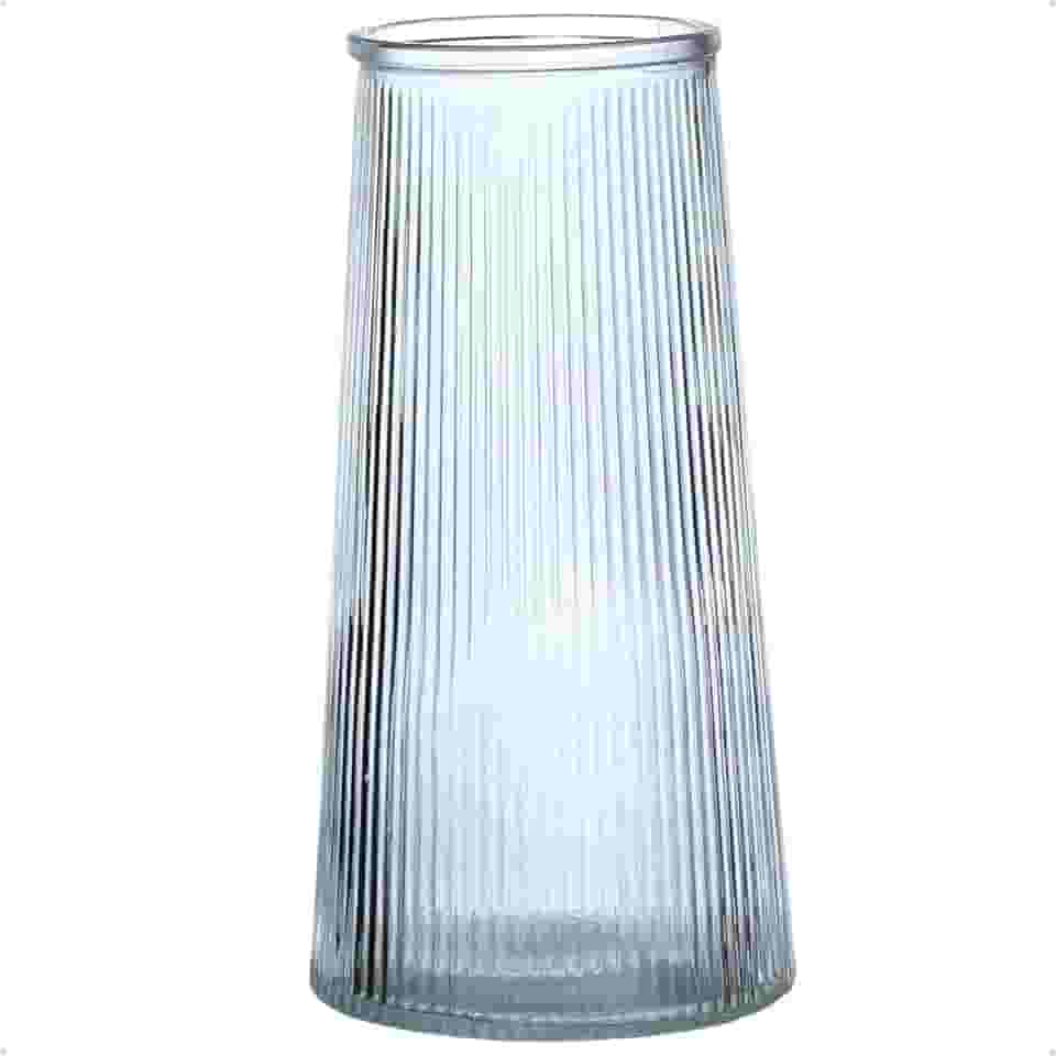 Vaso de Vidro Cilíndrico Decorativo Plantas Flores 20cm