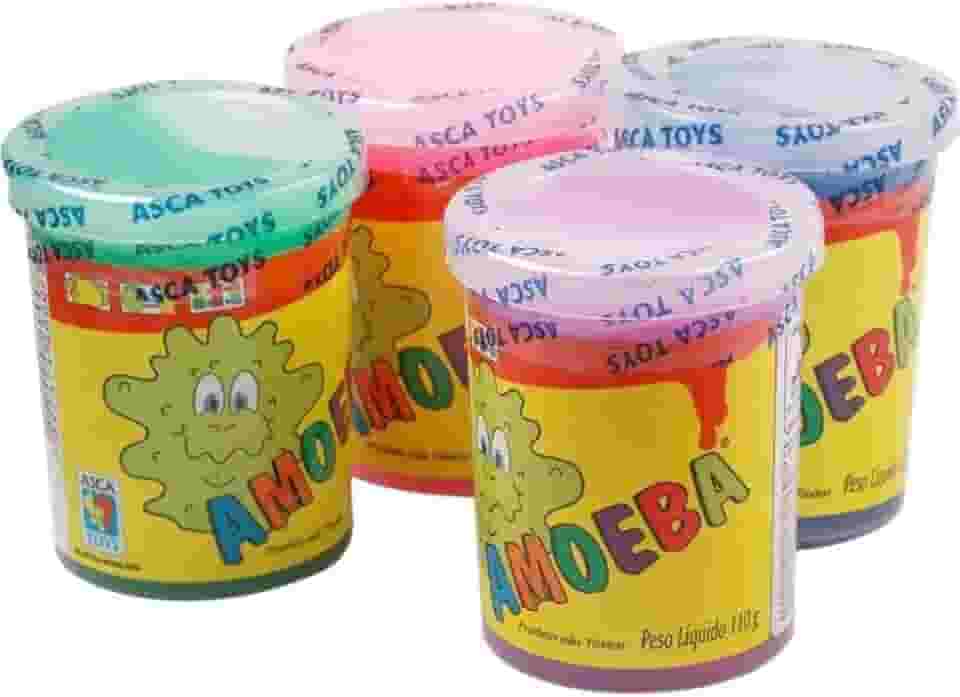 AMOEBA MASSINHA SLIME GELECA KIT COM 24 UNIDADES ORIGINAL