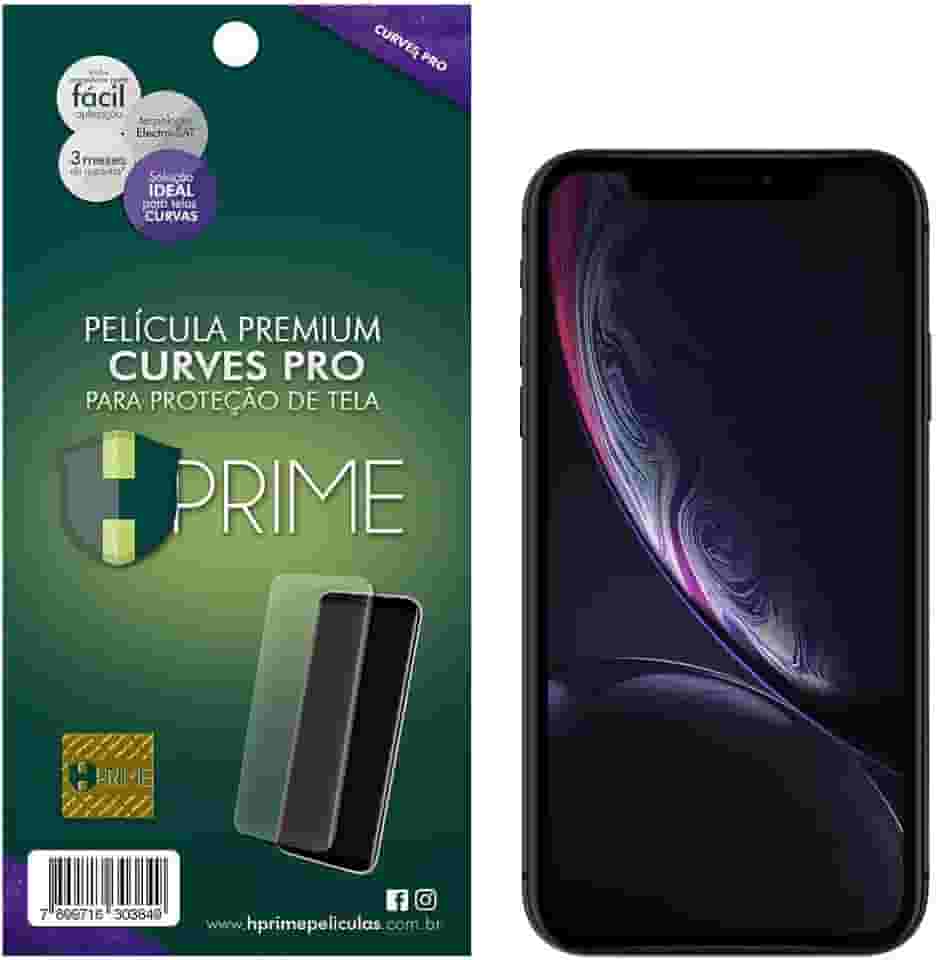 Pelicula Curves Pro para Apple iPhone XR, HPrime, Película Protetora de Tela para Celular, Transparente