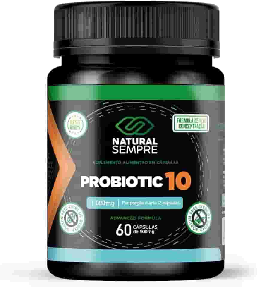 Probiotic 10 1.000mg 60 Cápsulas Natural Sempre
