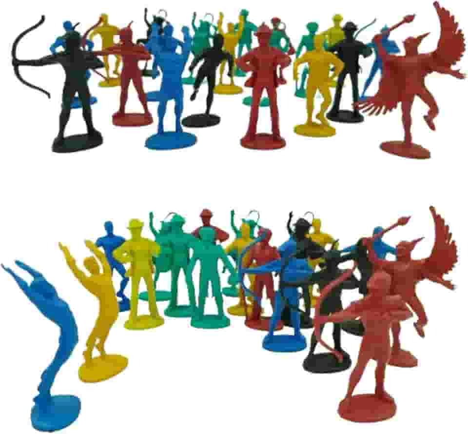 Soldadinhos Heróis Miniatura Bonecos Soldados Brinquedos, Conjunto de 20 Peças, para Festas de Aniversário, Lembrancinhas (Moderno, SOLAPA, 10)