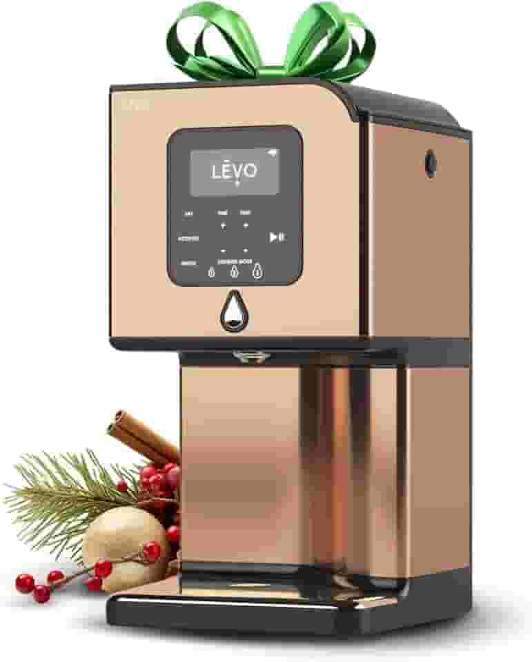 LEVO Lux – Máquina de Infusão de Óleo de Ervas Premium – Extrator Botânico – Secador de Ervas, Descarboxilador e Infusor de Óleo – Máquina de Infusão Comestível Gourmet – Para Gomas Infundidas,