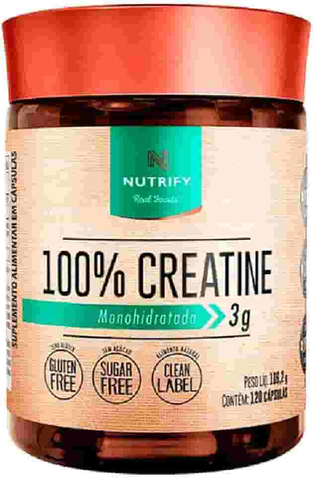 Creatine 100% Creatina Monohidratada Nutrify 120 Cápsulas