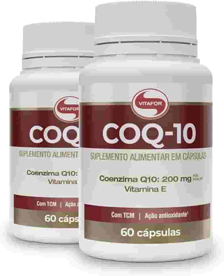 Kit 2 Coenzima Coq-10 Vitafor 60 cápsulas