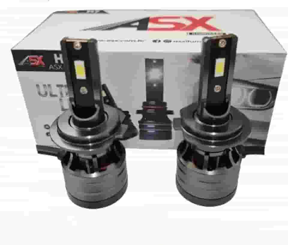 Par De Lampada Ultra Led Asx H7-70w 10000 Lúmens 6000k