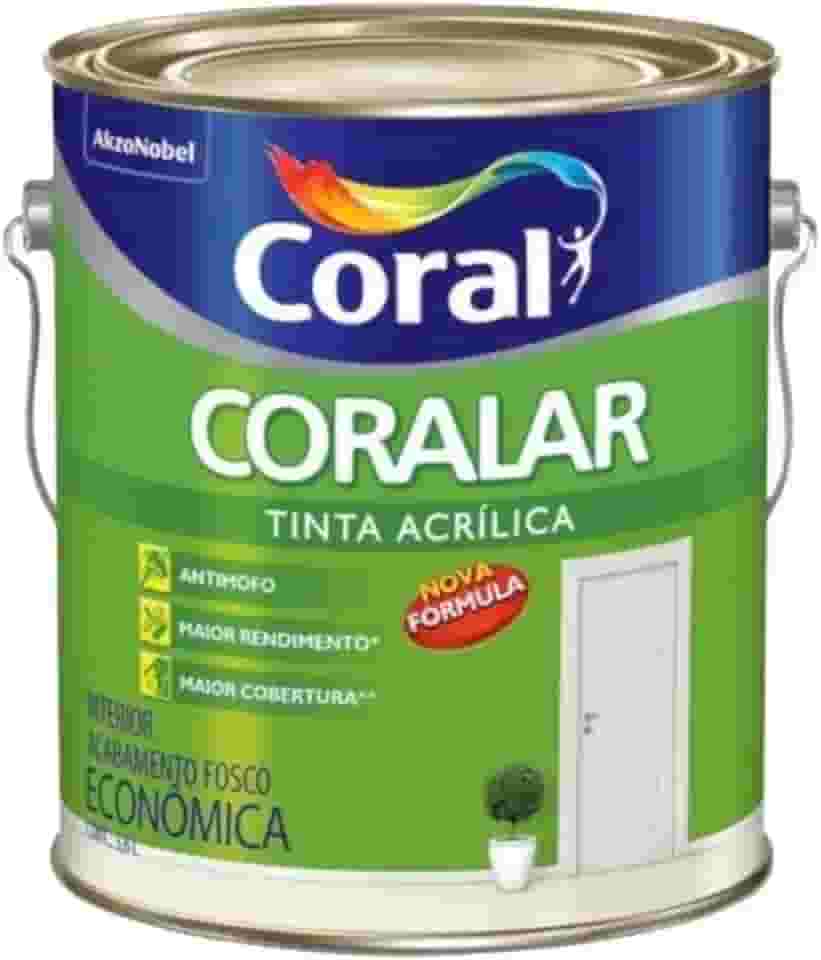 Tinta Acrílica Coralar, Azul Arpoador, 3.6 L, Coral
