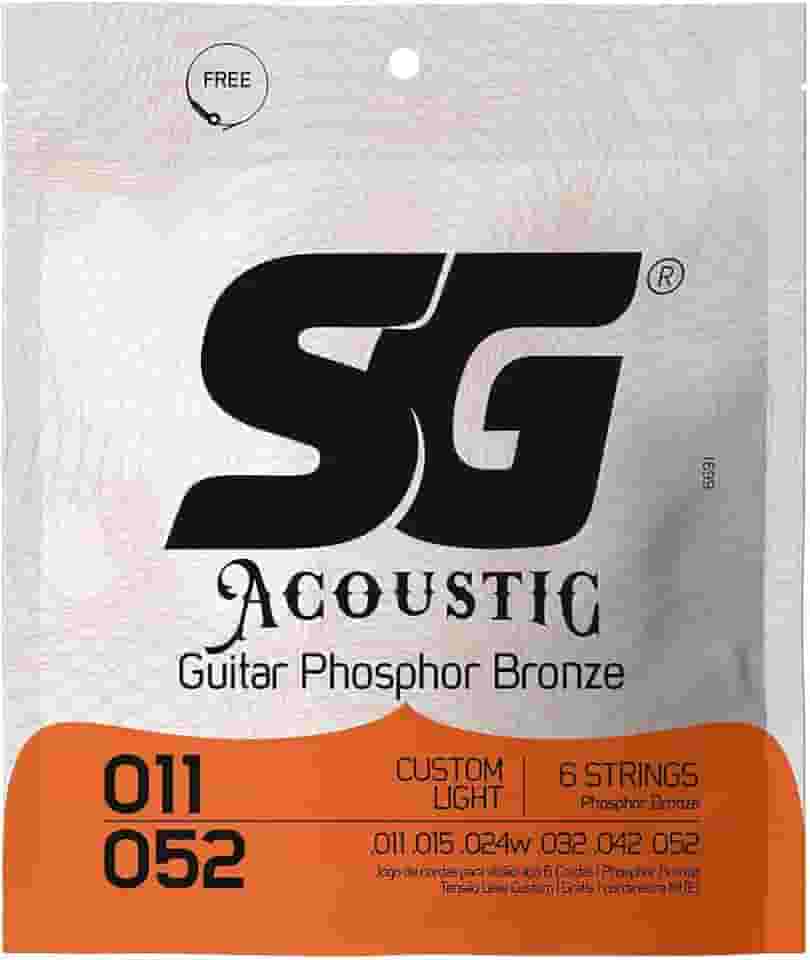 Encordoamento 011 SG Bronze Fosforo para Violão