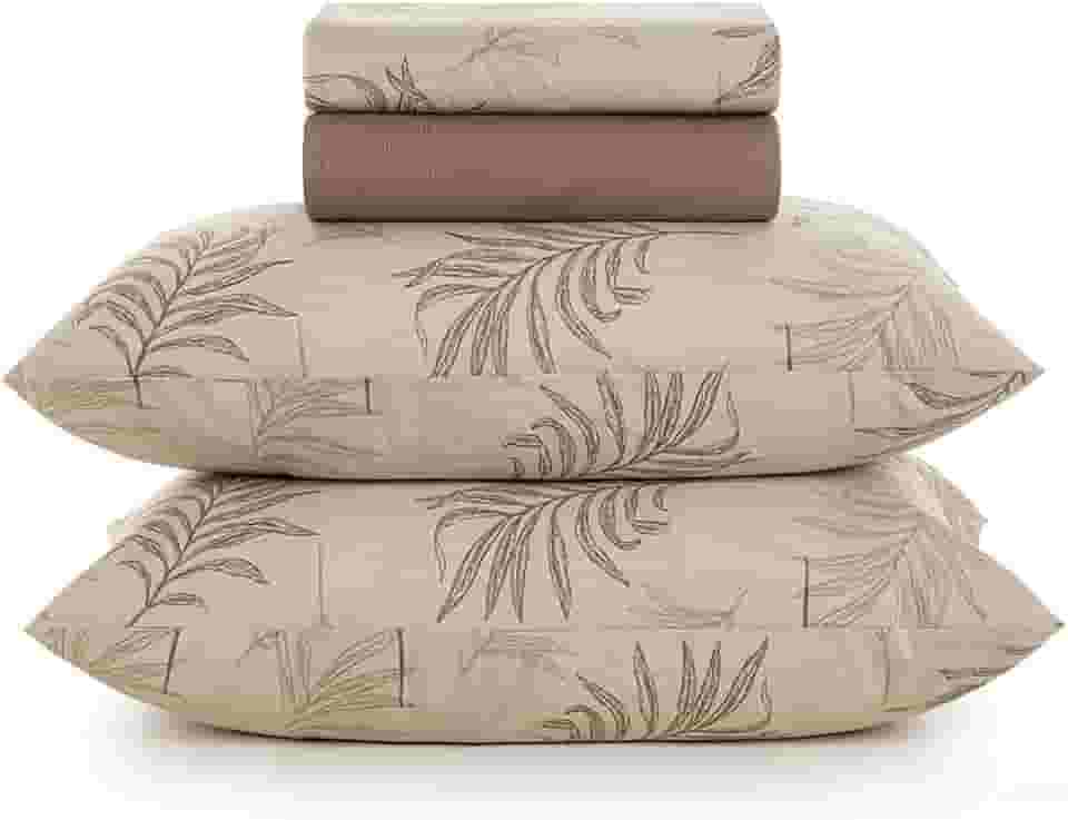 Jogo de Lençol Solteiro Percal 160 Fios 100% Algodão Karsten Estampado 3 Pçs (Silas)