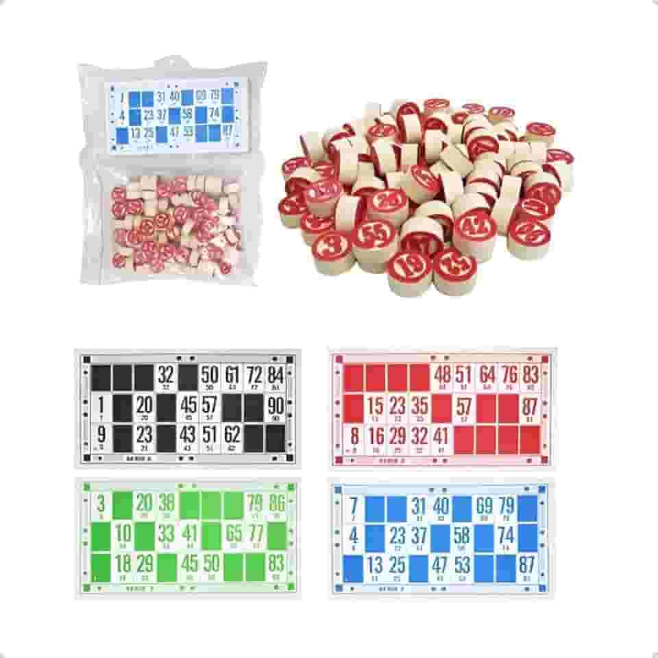 Jogo de Bingo Tradicional Kit Completo.