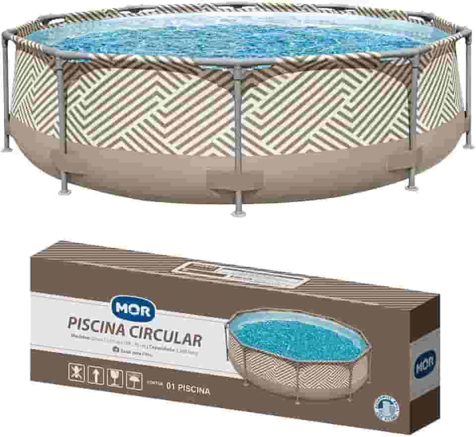 Piscina Mor 5200 Litros Circular Estruturada Reforçada C Saida P Filtro P Familia Verão