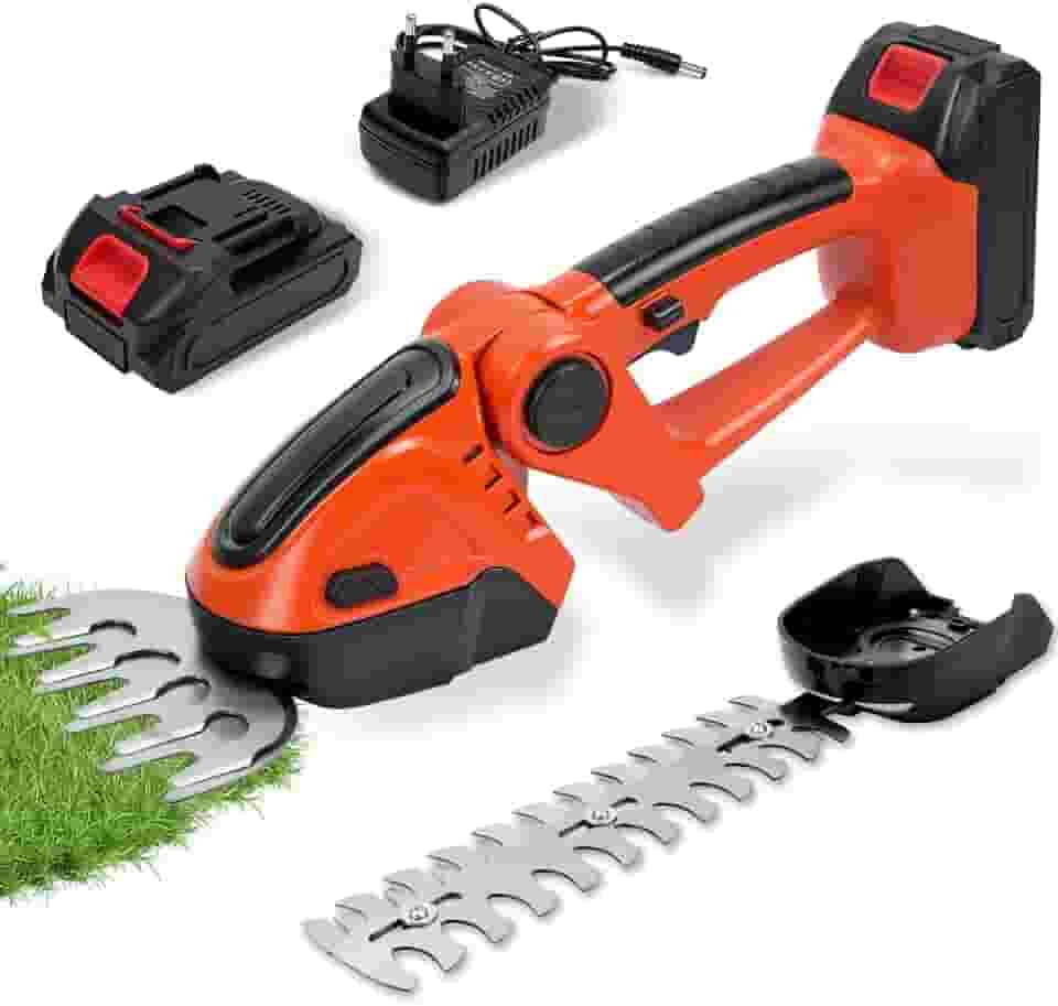 Cortador Grama, Maquina de Cortar Grama, Cortador de Grama Manual, MáQuina de Cortar Grama, Maquina Cortar Grama, 2 em 1, Cortador de Grama, Aparador de Grama, Podador de Galhos