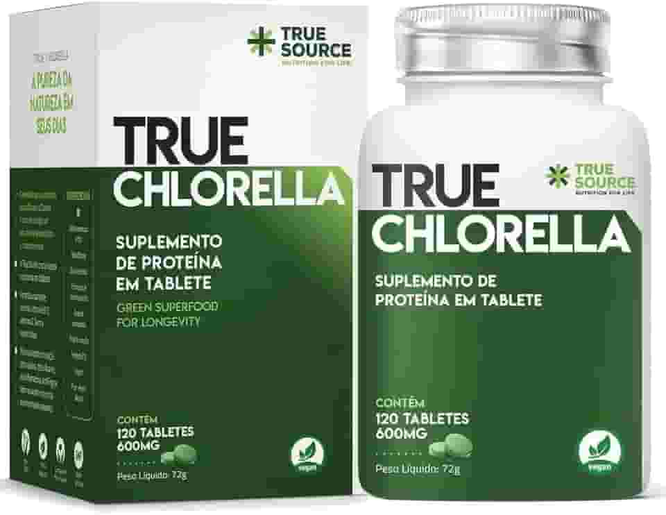 True Source True Chlorella 600Mg - 120 Tabletes -