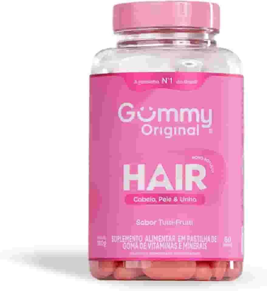 Gummy Hair Vitamin Cabelos, Unhas e Pele Tutti-Frutti 60 Gomas – Gummy