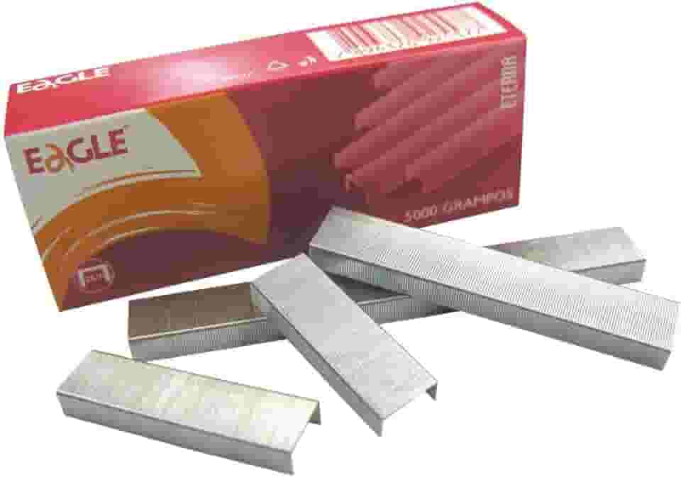 Grampo Galvanizado 26/6, Eagle, 179.5400, Prata, Caixa c/5000 grampos