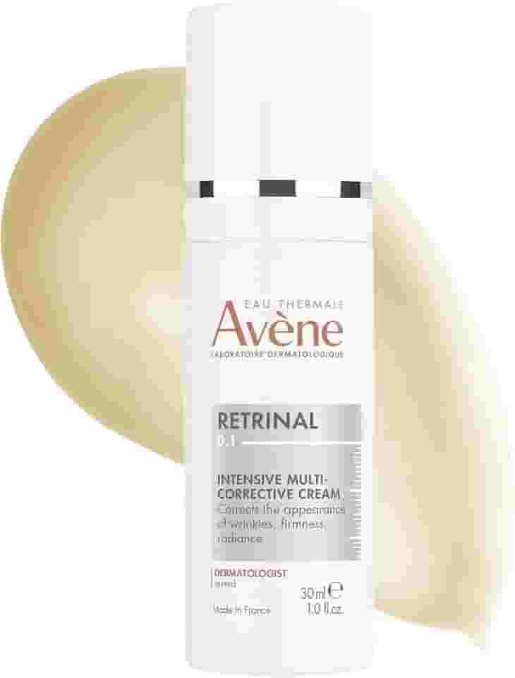 Avène Retrinal 0.1 Creme Facial Rejuvenescedor com Retinaldeído 0,1%, Niacinamida, Ácido Hialurônico e Água Termal Avène, Reduz Rugas, Linhas Finas, Uniformiza o Tom da Pele e estimula o colágeno, 30ml