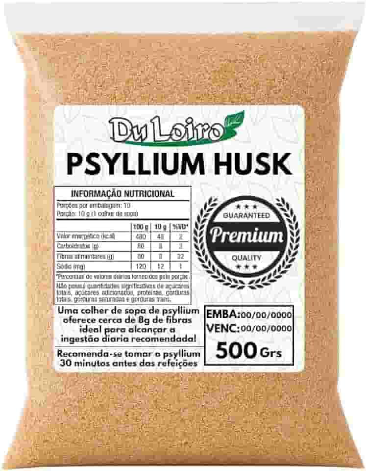 PSYLLIUM HUSK FIBRA (100% NATURAL) 500g - PSILLIUM
