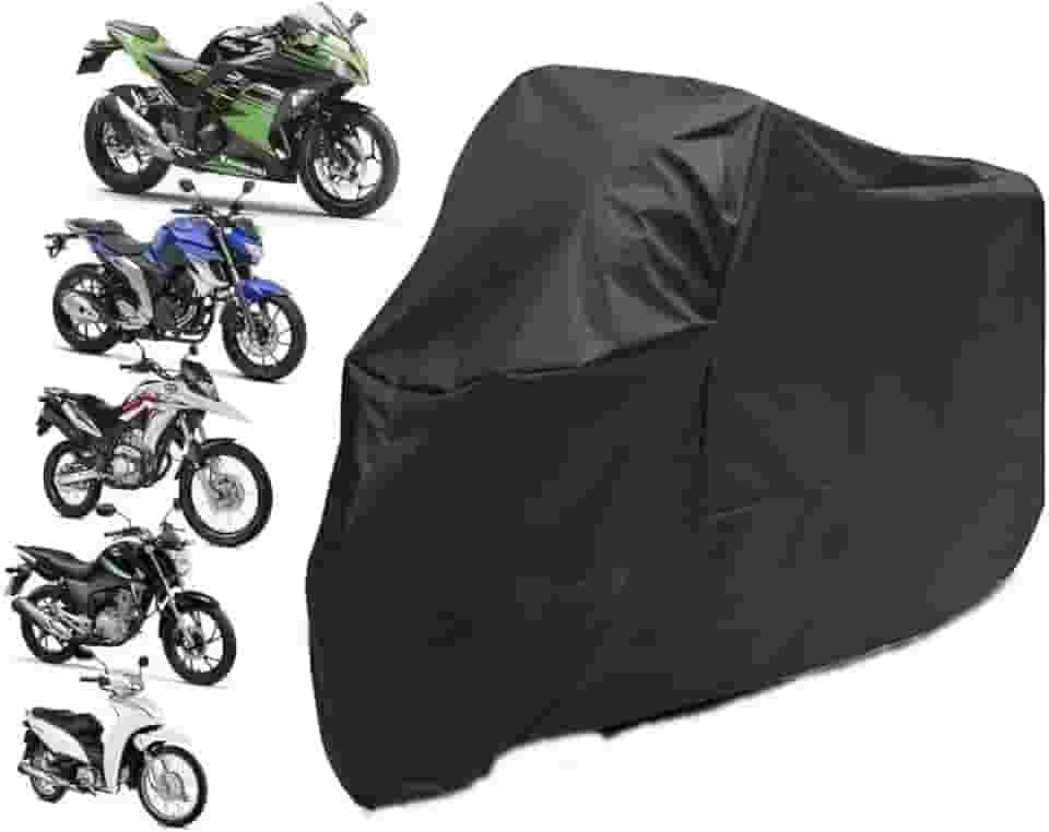Capa de Cobrir Moto em Couro Protetora Impermeável Anti-uv (FAZER 250)