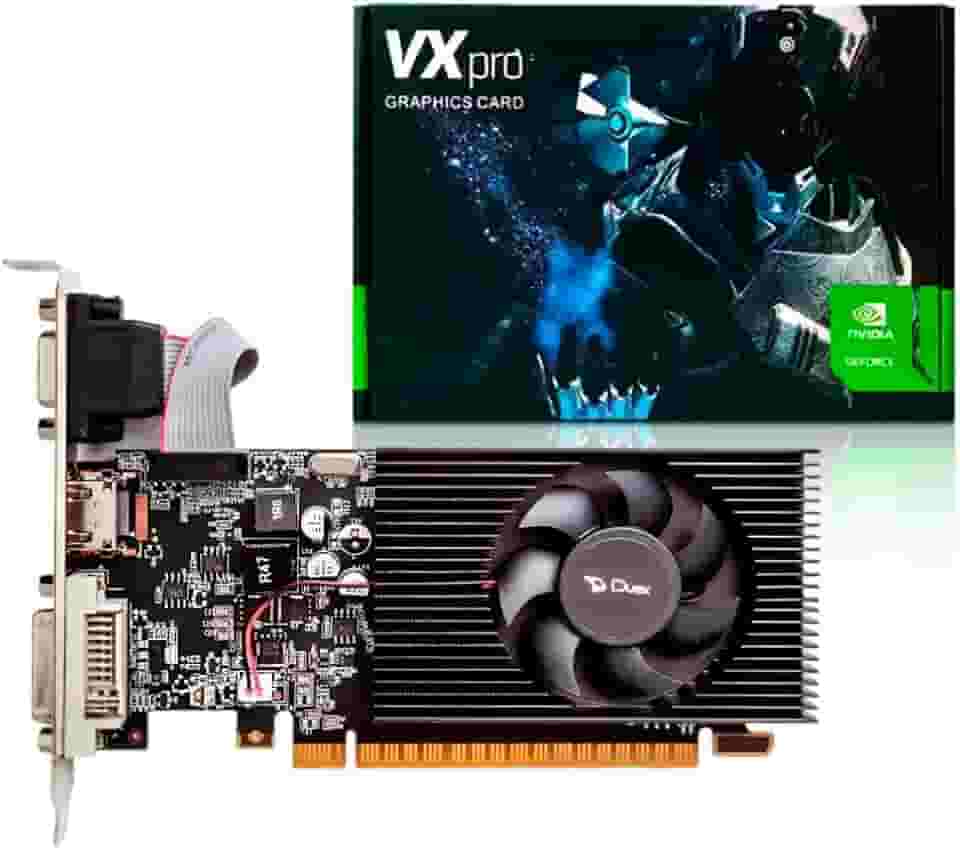 Placa de Video DUEX GT 610 2GB 64 BITS DDR3 - VX GT610LP-2GD3 LOW PROFILE PARA GABINETE SLIM, HDMI, DVI E VGA