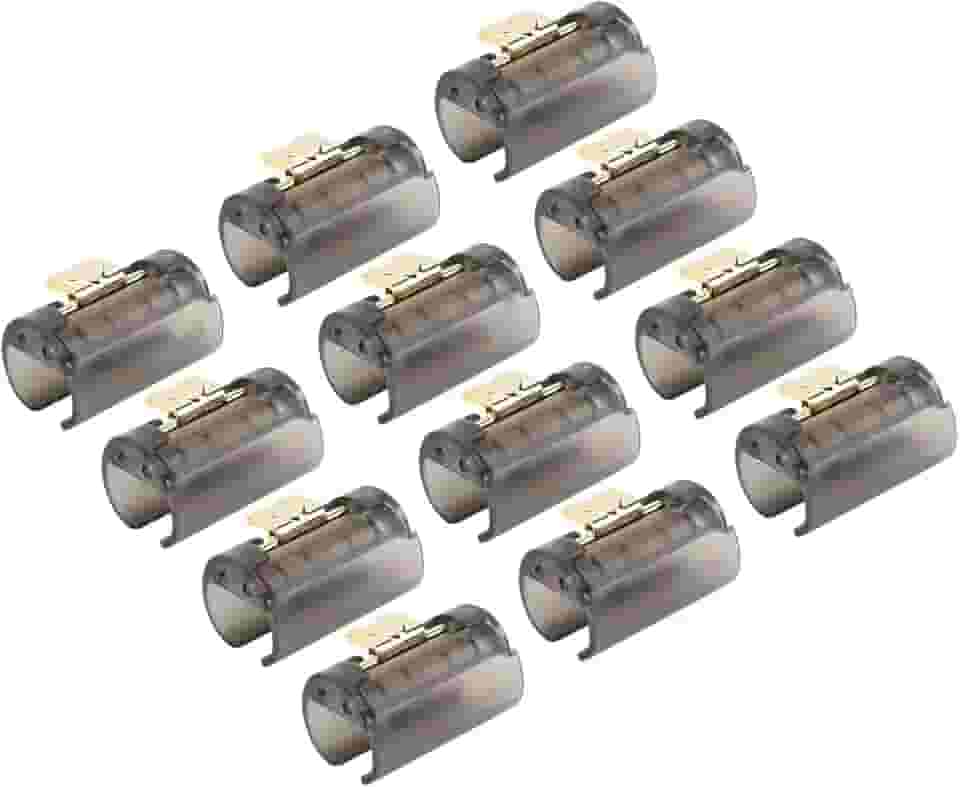 Clipes de lençol de cama 12 peças sem agulha | Prendedores de suporte de lençol impedem que o edredom se desloque, ABS