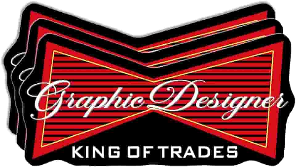 (Pacote com 3) Adesivo de designer gráfico para artista visual profissional criativo, criativo digital, criador de conteúdo, decalque de vinil para laptops, tablets e escritórios, 7,6 cm