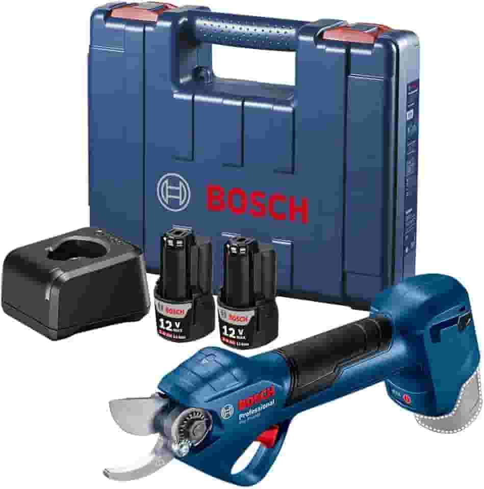 Bosch Tesoura de Poda a bateria Pro Pruner BRUSHLESS 12V, 2 baterias, carregador e maleta
