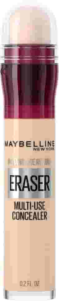 Maybelline NY Instant Age Rewind Corretivo Líquido, Multiuso que Corrige Olheiras e Linhas Finas, Contorna e Ilumina, Alta Cobertura e Fórmula Vegana, Cor 100 Ivory, 6ml