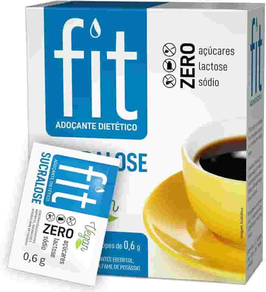 Adoçante Sucralose Fit com 50 Sachês de 0,6g
