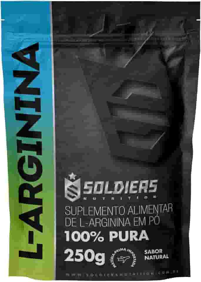 Arginina 250g - 100% Puro Importado - Soldiers Nutrition