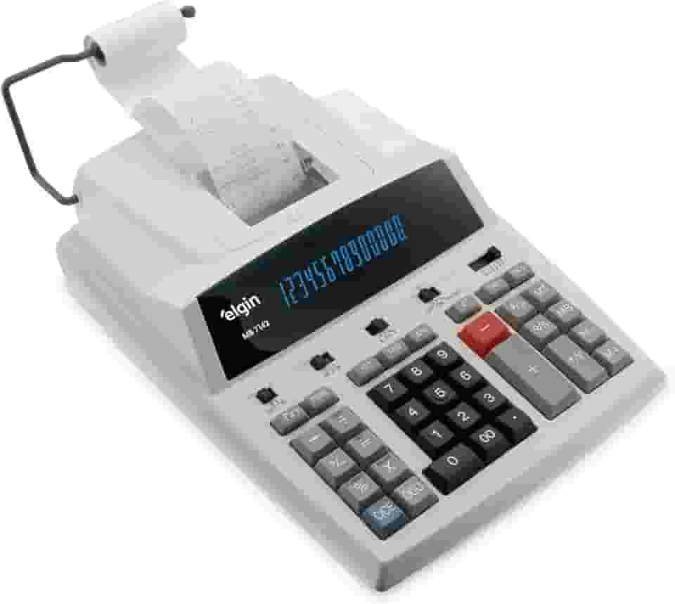 Calculadora Pesada Eletrônica de Mesa 14 Dígitos MB 7142 Elgin