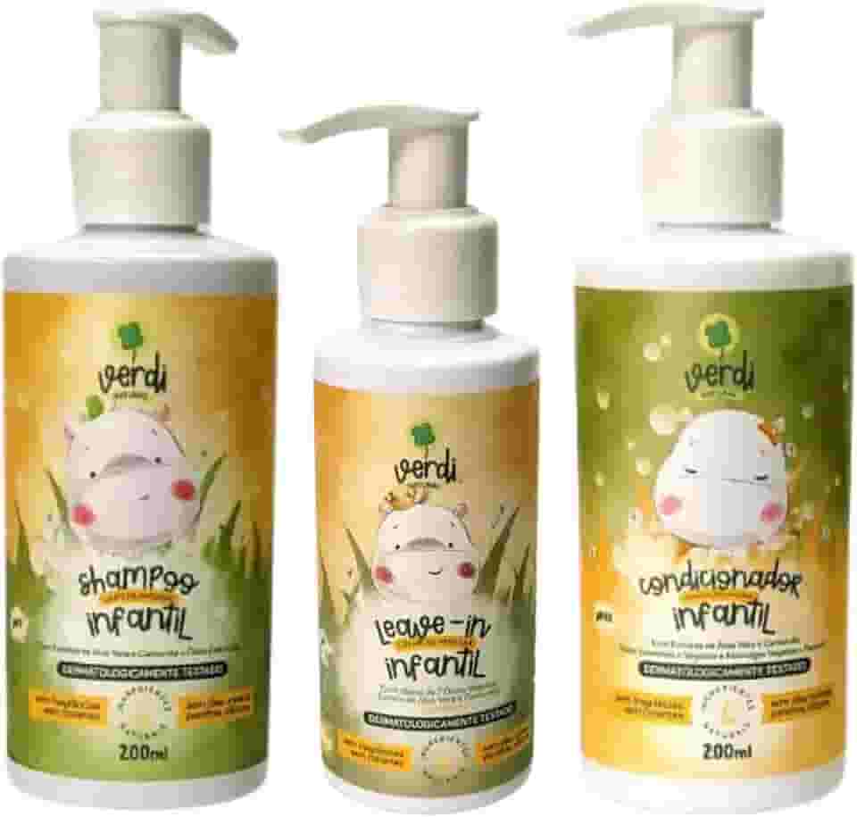 Shampoo Condicionador Leav-in Infantil Aloe Vera Vegano