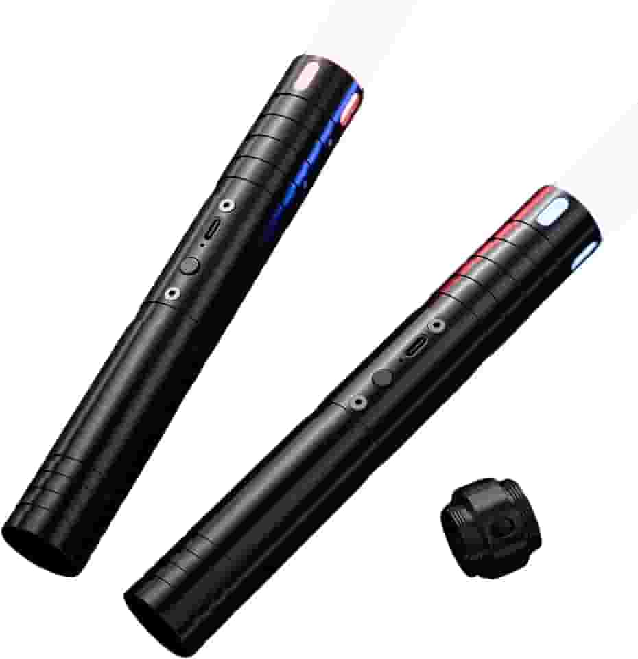 Sabre de luz, sabre de luz com 15 cores, sabres de luz de duelo, 4 modos, sabre de luz destacável para crianças e adultos, para aniversários