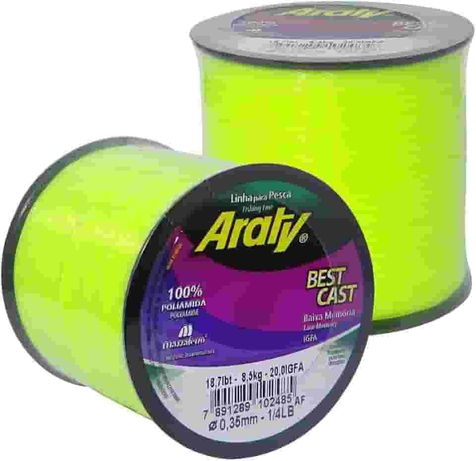 Linha de Monofilamento Araty Best Cast - Vários Tamanhos e Espessuras