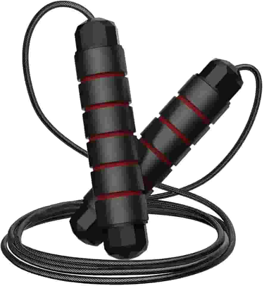 Corda De Pular Speed Ajustável De 3 Metros Com Rolamento e Cabo De Aço RevestidoRope Profissional Fitness Premium