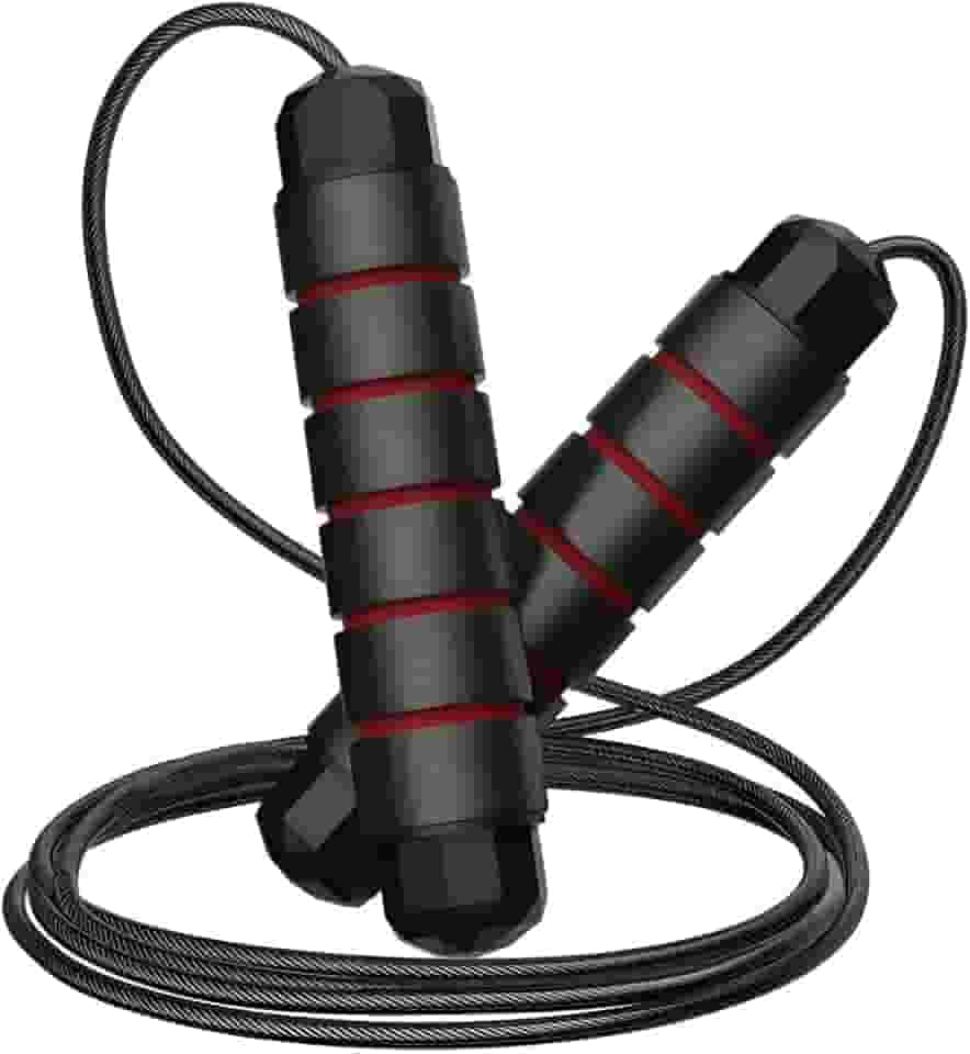 Corda De Pular Speed Ajustável De 3 Metros Com Rolamento e Cabo De Aço RevestidoRope Profissional Fitness Premium