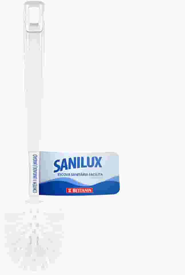 Sanilux - Escova Sanitária Facilita, Cor Branca, Bettanin