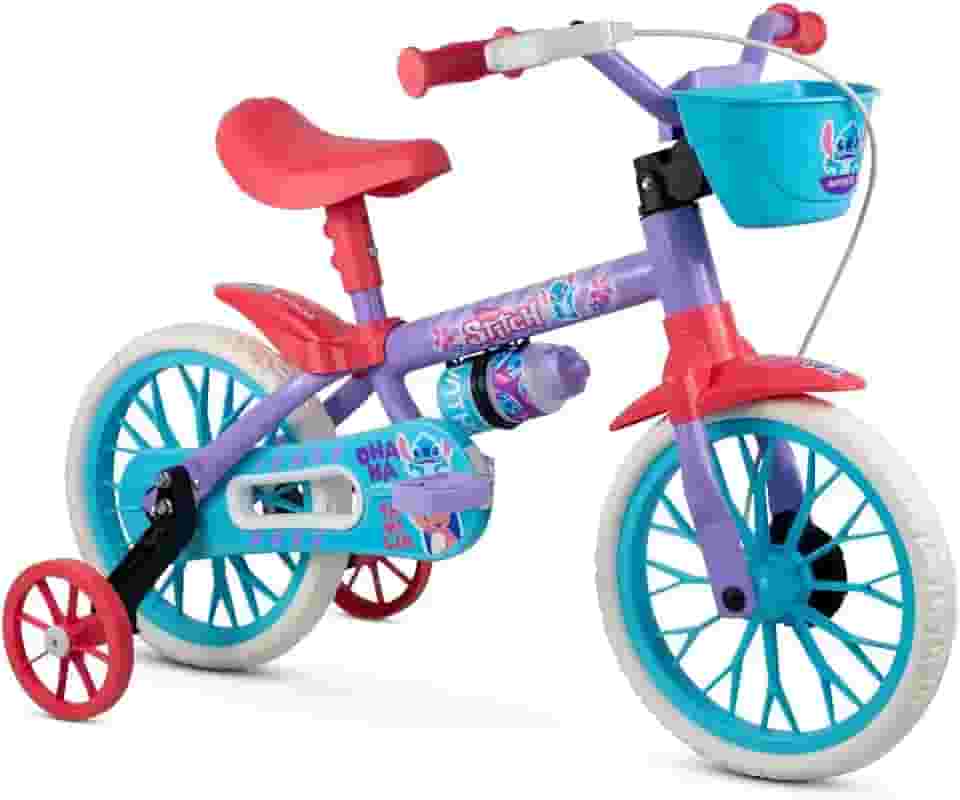 Nathor Bicicleta Infantil Aro 12 Disney Stitch