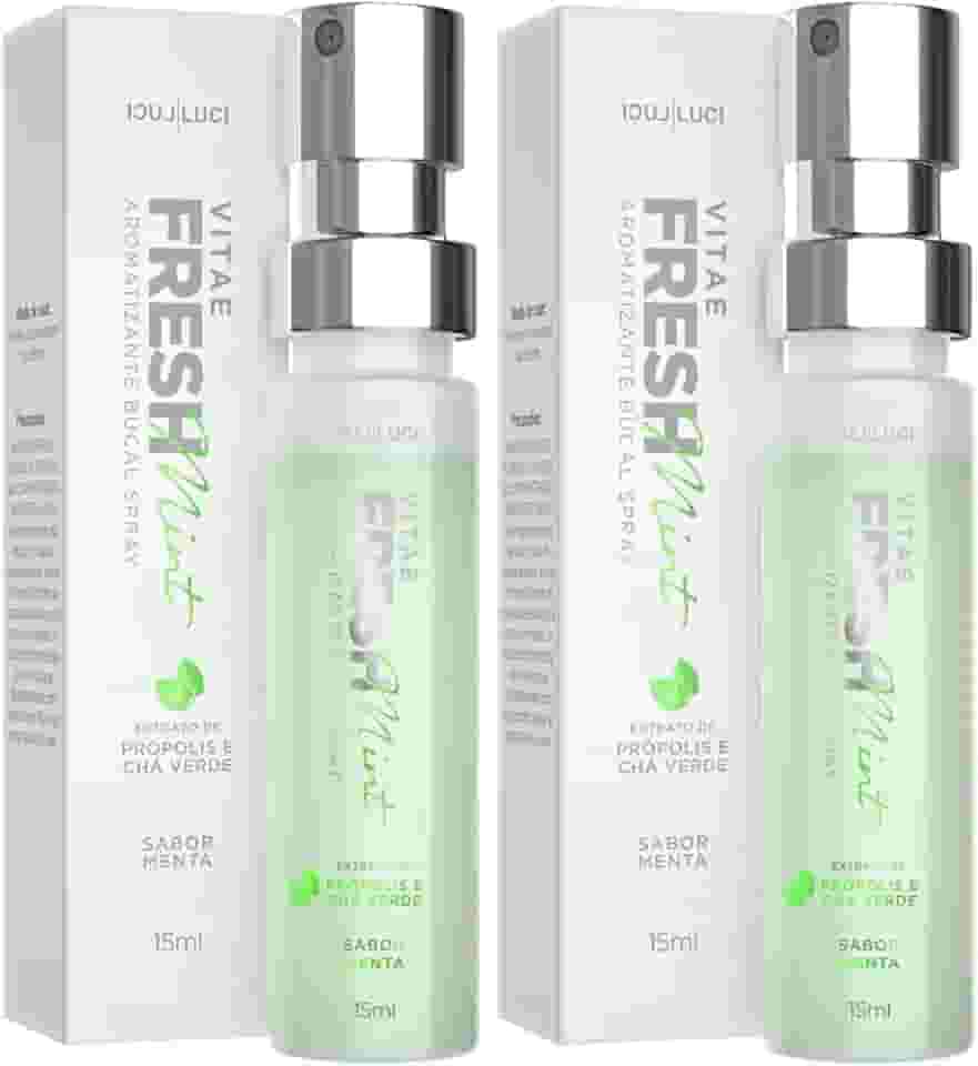 Kit 2x Spray Para Hálito Bucal Vitae Fresh Menta Luci Luci