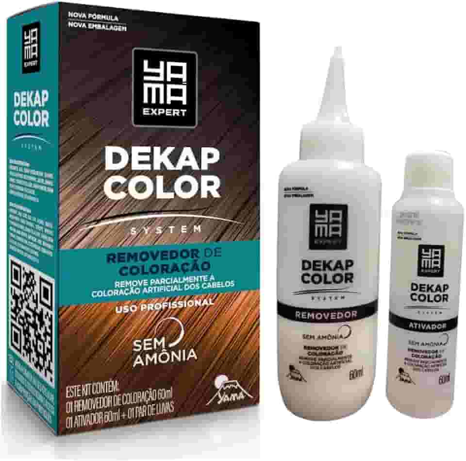 Removedor Coloração Capilar Sem Amônia Dekapcolor Yamá 120ml