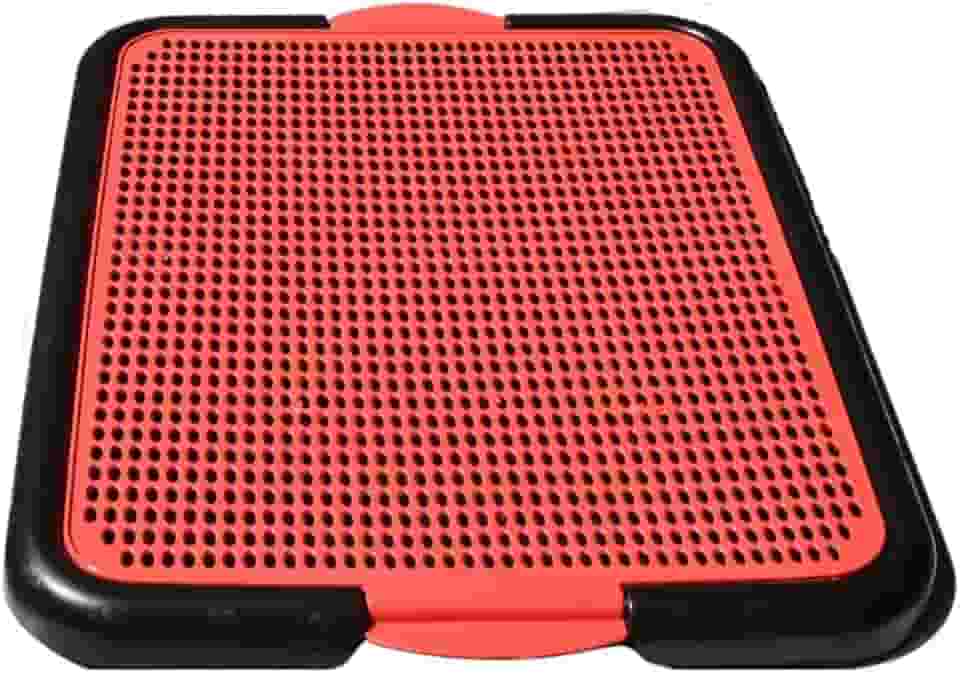 MY PET BRASIL Sanitário para Cães, Xixi Dog, sanitário canino sanitário higiênico para cães, Vermelho