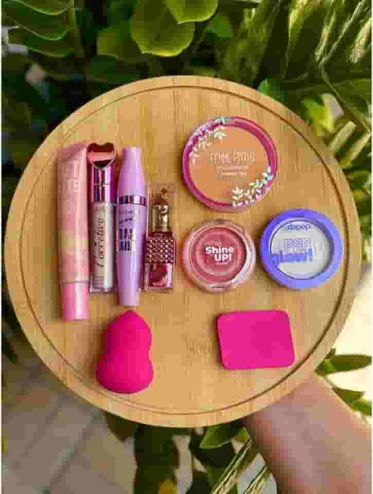 Kit Make Diária - Maquiagem para o dia a dia - 7 produtos em um único kit -Maquiagem