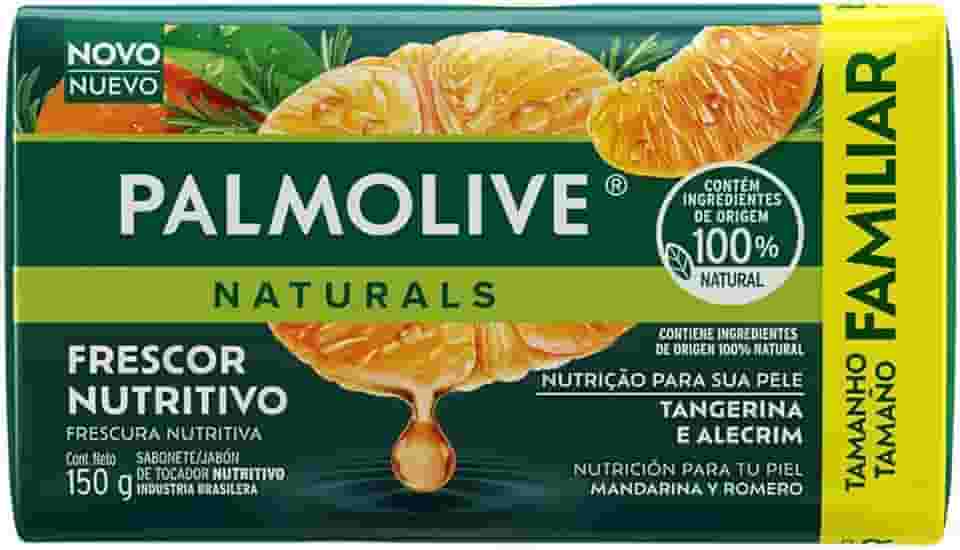 Palmolive Sabonete Em Barra Naturals Frescor Nutritivo Tangerina & Alecrim 150G