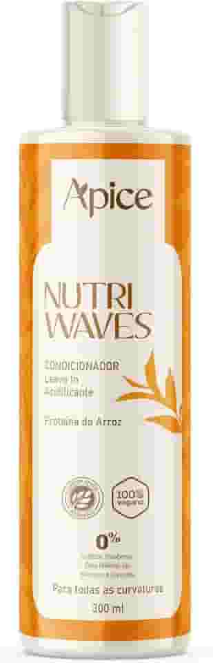 Ápice Condicionador Acidificante e Leave-In Nutri Waves | 2 em 1: Tratamento Profundo e Finalização Impecável | 300ml