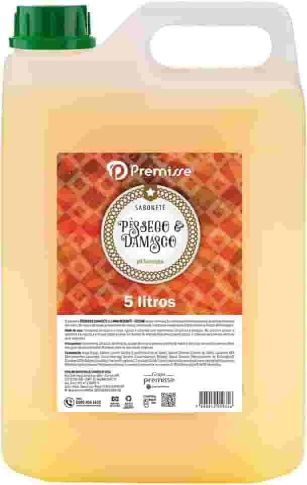 SABONETE LIQUIDO 5L PESSEGO/DAMASCO/UN/PREMISSE